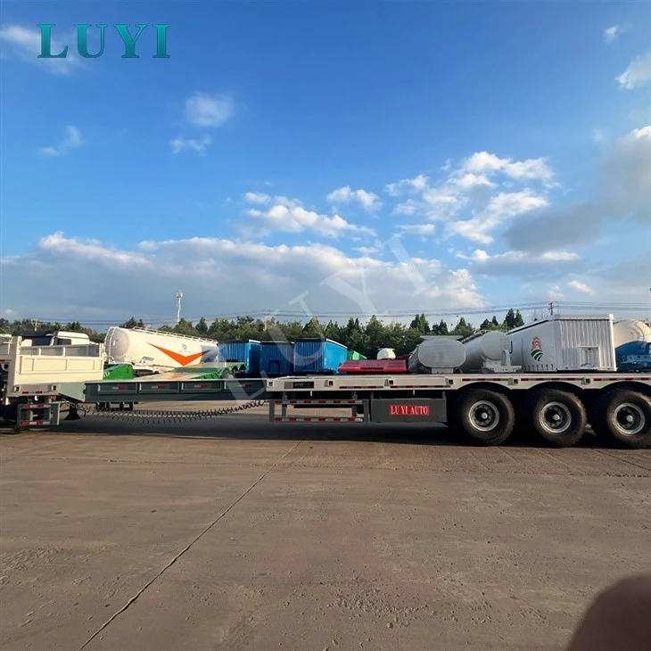 4‑Axle Extendable Pull‑out Low Bed Semi Trailer price