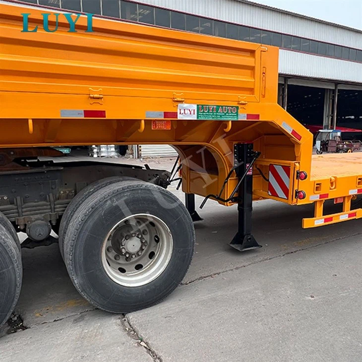 Six Axle Extendable Low Platform Trailer high quality