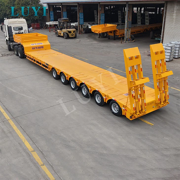 Шестоосовинска проширива приколица са ниском платформом